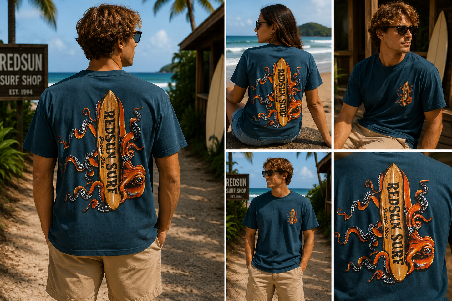 KRAKEN W/SURFBOARD REDSUN